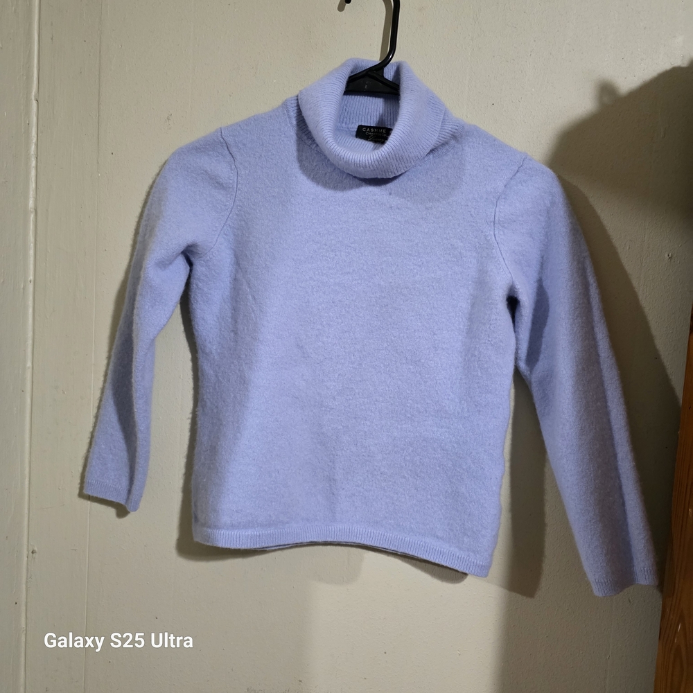 Charter Club Soft Lavender Women's Sweater 100% CASHMERE